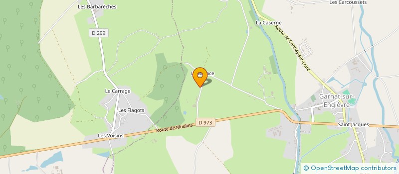 localisation de l'entreprise MADAME ELODIE MERLE  GARNAT-SUR-ENGIEVRE