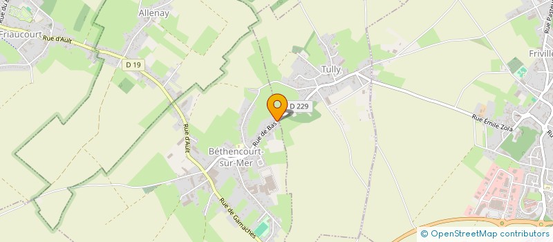 localisation de l'entreprise MADAME ELODIE MERLIN  BETHENCOURT-SUR-MER