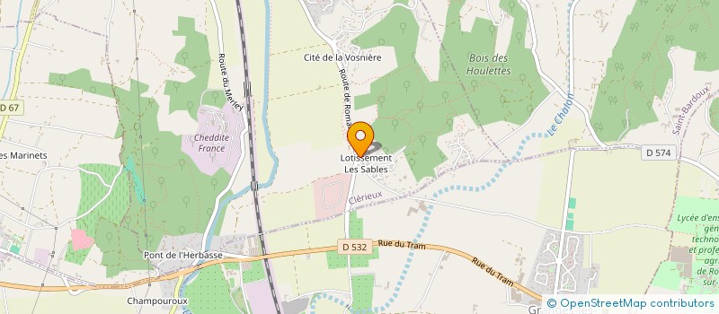 localisation de l'entreprise MADAME ELODIE METIVIER  CLERIEUX