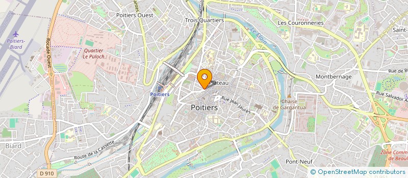 localisation de l'entreprise MADAME ELODIE MEUNIER  POITIERS