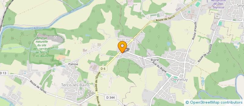 localisation de l'entreprise MADAME ELODIE MEUNIER  TERCIS-LES-BAINS