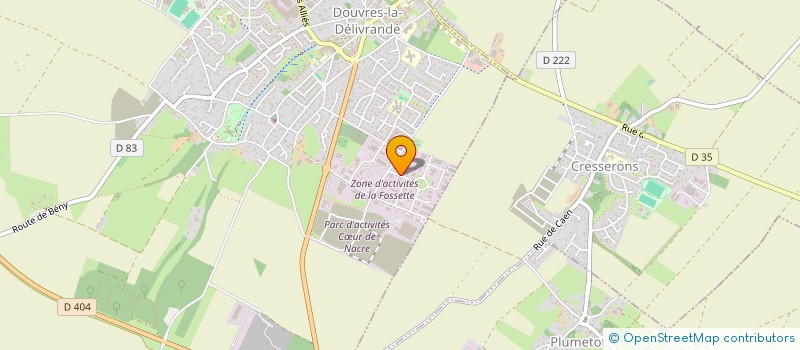 localisation de l'entreprise MADAME ELODIE MICHARD  DOUVRES-LA-DELIVRANDE