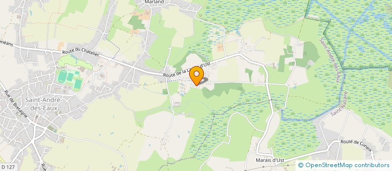 localisation de l'entreprise MADAME ELODIE MICHAUD  SAINT-ANDRE-DES-EAUX