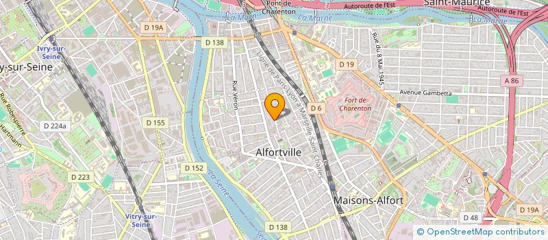 localisation de l'entreprise MADAME ELODIE MICHE  ALFORTVILLE