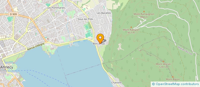 localisation de l'entreprise MADAME ELODIE MICHEL à ANNECY