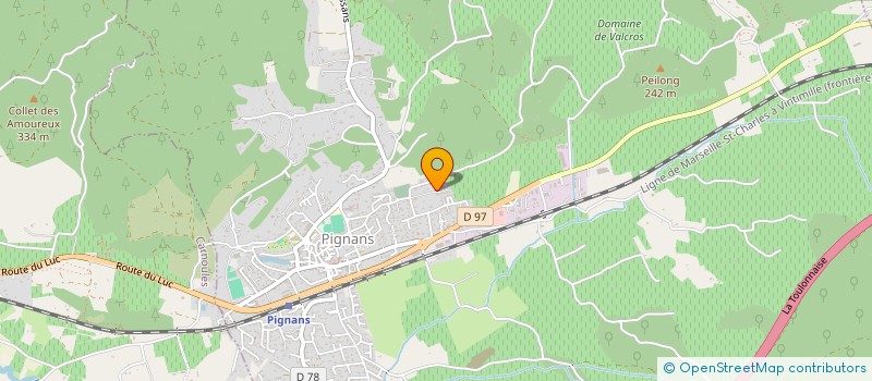 localisation de l'entreprise MADAME ELODIE MICHEL  PIGNANS