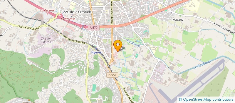 localisation de l'entreprise MADAME ELODIE MICHELOZZI  HYERES