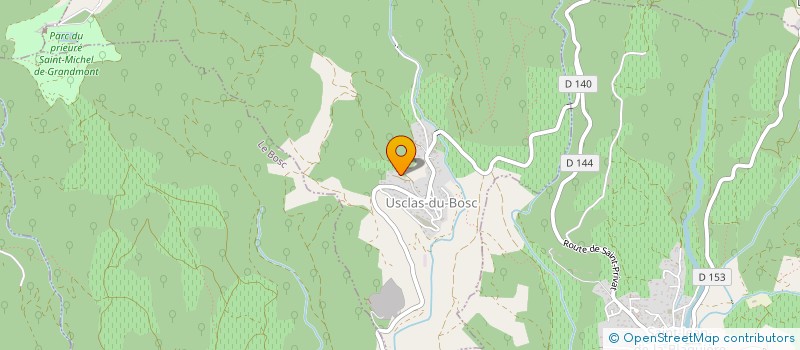 localisation de l'entreprise MADAME ELODIE MIGNOT  USCLAS-DU-BOSC