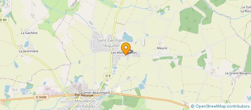 localisation de l'entreprise MADAME ELODIE MILLAU  MOUILLERON-SAINT-GERMAIN