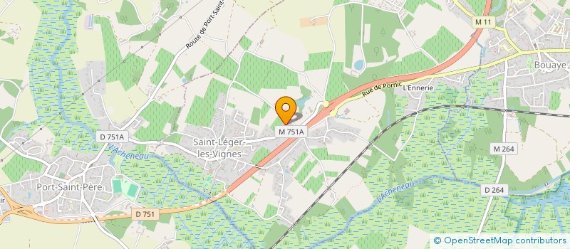 localisation de l'entreprise MADAME ELODIE MINGUET  SAINT-LEGER-LES-VIGNES