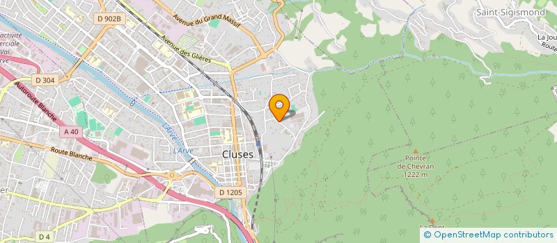 localisation de l'entreprise MADAME ELODIE MOENNE-LOCCOZ à CLUSES