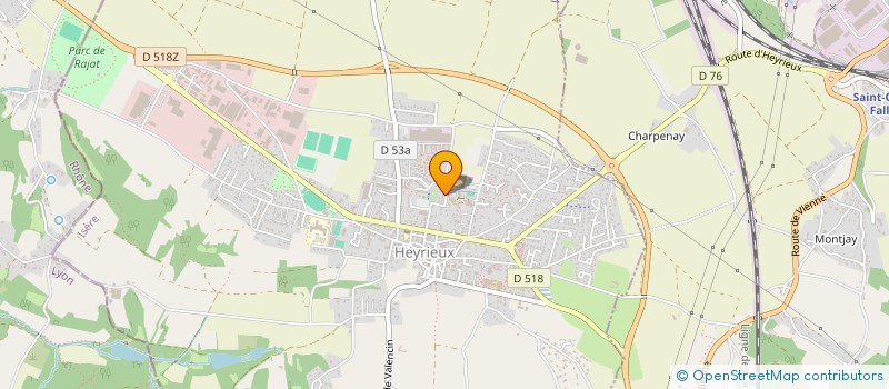 localisation de l'entreprise MADAME ELODIE MOLLARD  HEYRIEUX