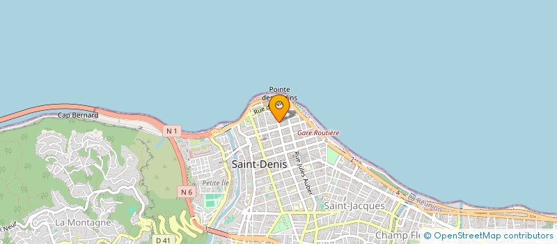 localisation de l'entreprise MADAME ELODIE MONDON  SAINT-DENIS