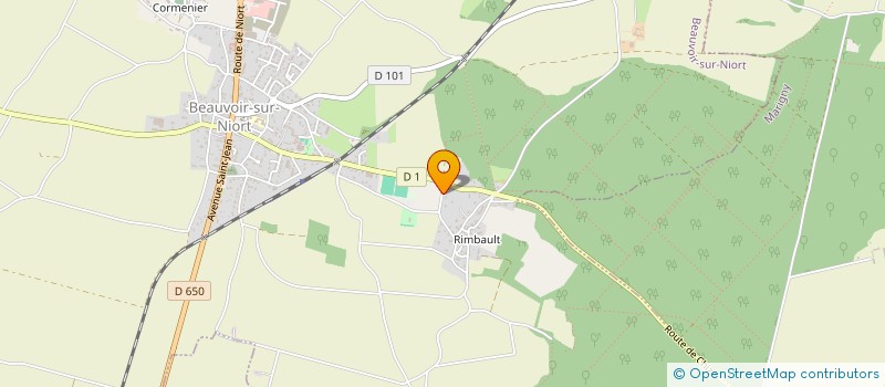 localisation de l'entreprise MADAME ELODIE MONDY  CHAURAY