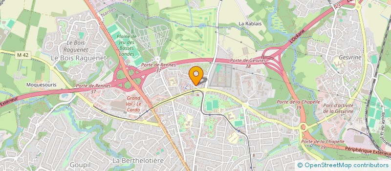 localisation de l'entreprise MADAME ELODIE MONNIER  NANTES