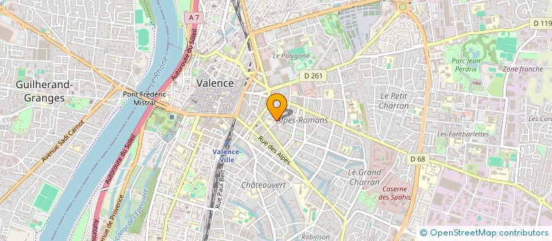 localisation de l'entreprise MADAME ELODIE MONROCQ  PONT-DE-L'ISERE