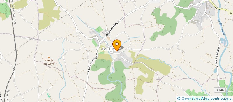 localisation de l'entreprise MADAME ELODIE MONTESINOS  FOUZILHON