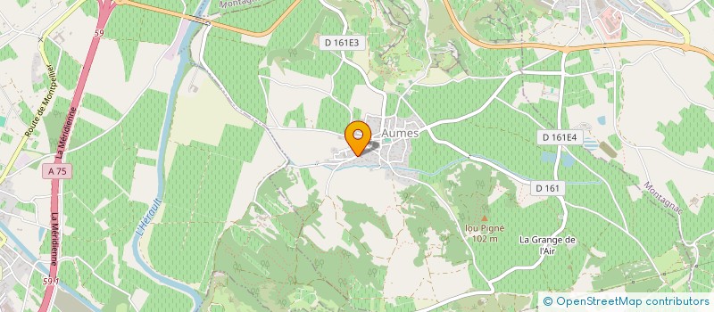 localisation de l'entreprise MADAME ELODIE MONTMAYEUR  AUMES