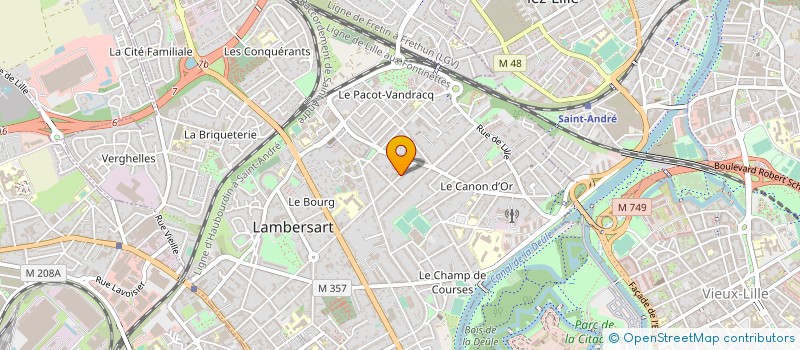 localisation de l'entreprise MADAME ELODIE MORAND à LAMBERSART