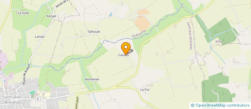 localisation de l'entreprise MADAME ELODIE MORDACQ  SAINT-JEAN-BREVELAY