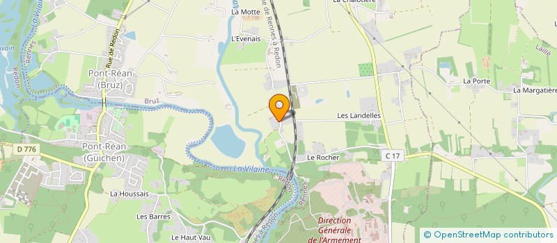 localisation de l'entreprise MADAME ELODIE MOREAU  BRUZ