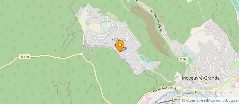 localisation de l'entreprise MADAME ELODIE MORETTO  MOYEUVRE-GRANDE