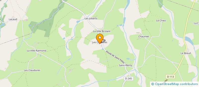 localisation de l'entreprise MADAME ELODIE MORETTO  SAINT-SAUVIER