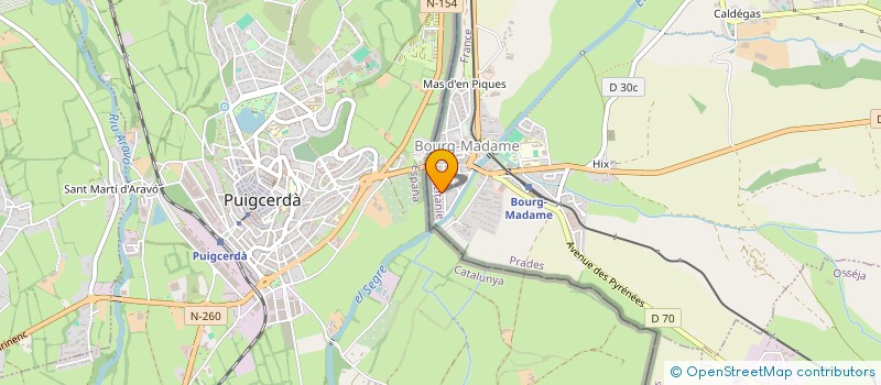 localisation de l'entreprise MADAME ELODIE MORIN  LATOUR-DE-CAROL