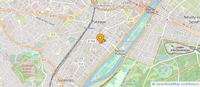 localisation de l'entreprise MADAME ELODIE MORISSON  PUTEAUX