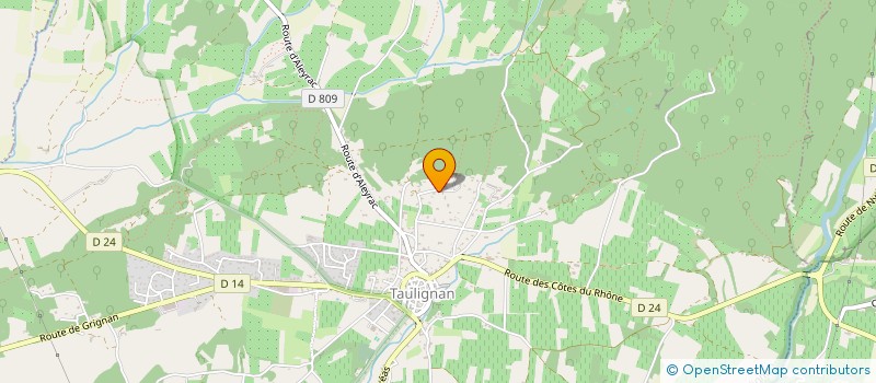 localisation de l'entreprise MADAME ELODIE MORRETTON  TAULIGNAN