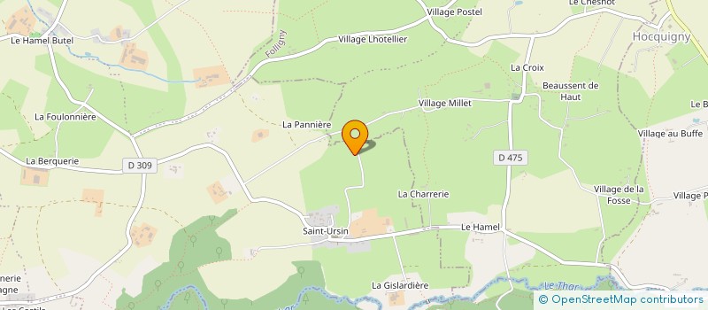 localisation de l'entreprise MADAME ELODIE MORTELECQ  SAINT-JEAN-DES-CHAMPS