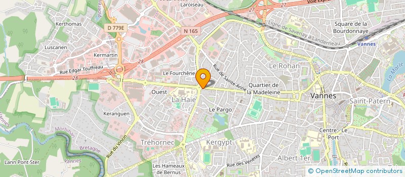 localisation de l'entreprise MADAME ELODIE MORVAN à VANNES