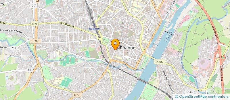 localisation de l'entreprise MADAME ELODIE MOTTET  ROANNE