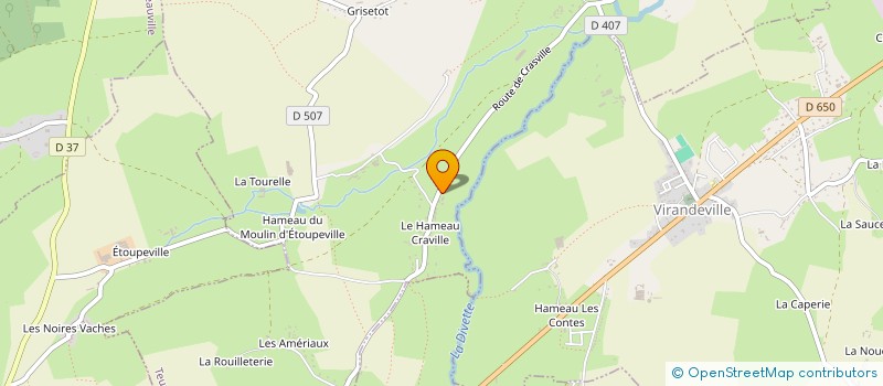 localisation de l'entreprise MADAME ELODIE MOUCHEL-DRILLOT  TEURTHEVILLE-HAGUE