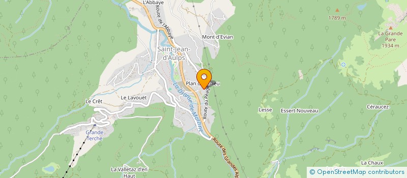 localisation de l'entreprise MADAME ELODIE MOUNIER  SAINT-JEAN-D'AULPS