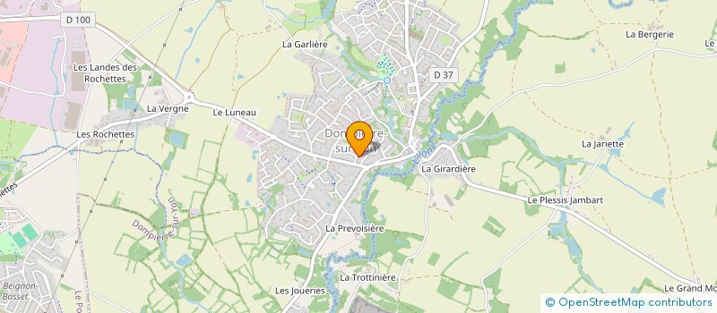 localisation de l'entreprise MADAME ELODIE MOUTAULT  DOMPIERRE-SUR-YON