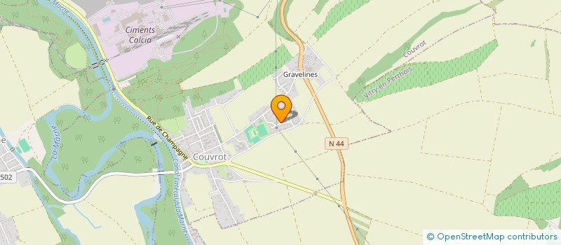 localisation de l'entreprise MADAME ELODIE MUNEAUX  COUVROT