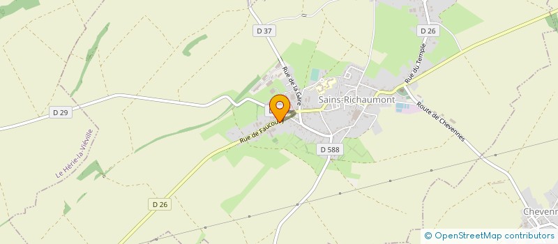 localisation de l'entreprise MADAME ELODIE MUNIER  LANDIFAY-ET-BERTAIGNEMONT