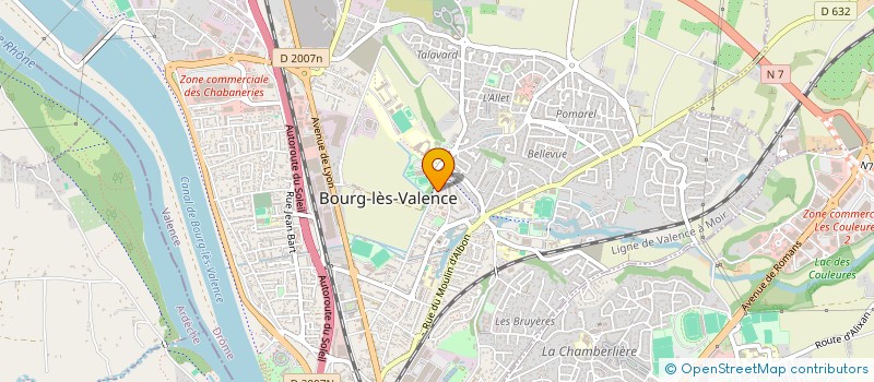 localisation de l'entreprise MADAME ELODIE MUNOZ à BOURG-LES-VALENCE