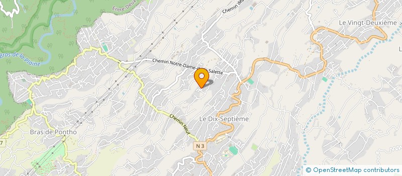 localisation de l'entreprise MADAME ELODIE MURE  LE TAMPON