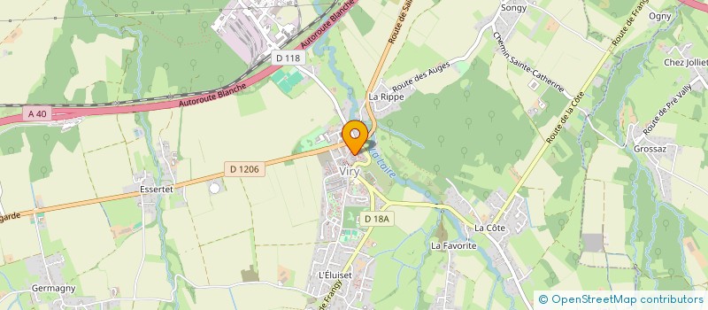 localisation de l'entreprise MADAME ELODIE NAKKACH  VIRY