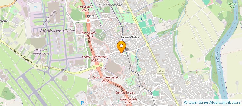 localisation de l'entreprise MADAME ELODIE NAUMOWICZ  BLAGNAC