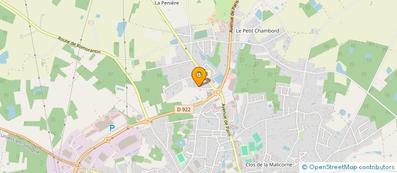 localisation de l'entreprise MADAME ELODIE NAZARALLY à ROMORANTIN-LANTHENAY