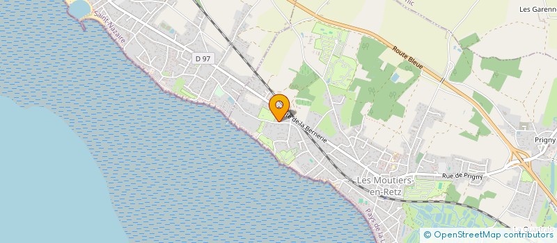 localisation de l'entreprise MADAME ELODIE NEGREVERGNE  LES MOUTIERS-EN-RETZ