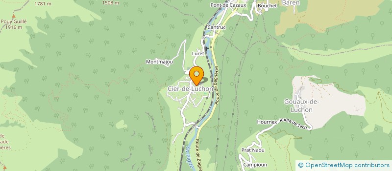 localisation de l'entreprise MADAME ELODIE NELH  CIER-DE-LUCHON