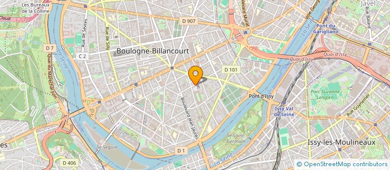 localisation de l'entreprise MADAME ELODIE NEVEU à BOULOGNE-BILLANCOURT
