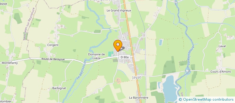 localisation de l'entreprise MADAME ELODIE NEVORET  JAYAT