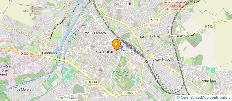 localisation de l'entreprise MADAME ELODIE NIMAL  CAMBRAI