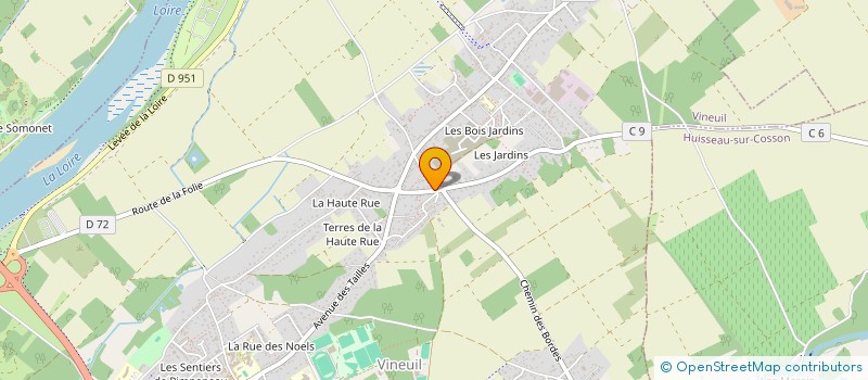 localisation de l'entreprise MADAME ELODIE NIVARD à VINEUIL
