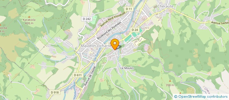 localisation de l'entreprise MADAME ELODIE NOBILI  MAULEON-LICHARRE